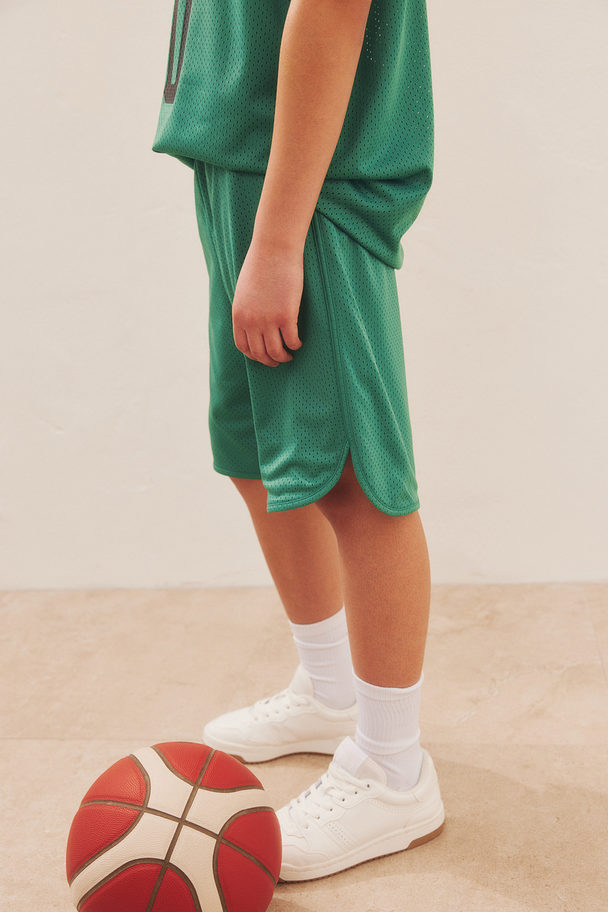 H&M 2-teiliges Basketballset Knallgrün/Move 90