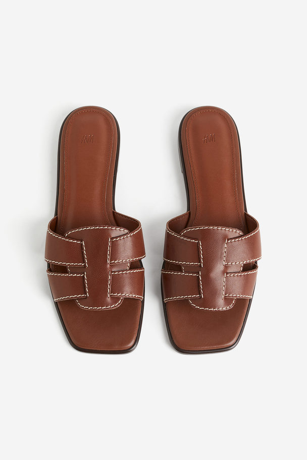 H&M Sandalen Braun