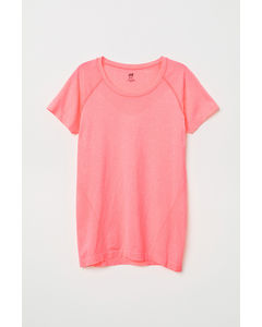 Leo Naadloos T-shirt (1) Roze