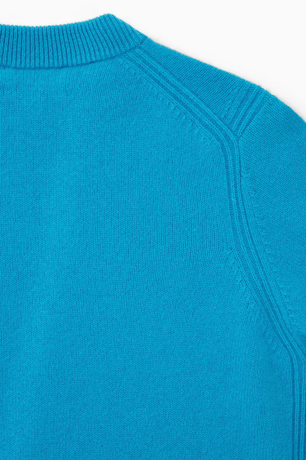 COS Pure Cashmere Jumper Bright Turquoise