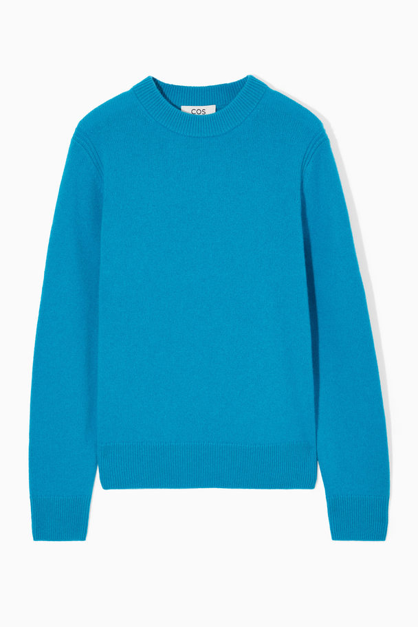 COS Pure Cashmere Jumper Bright Turquoise