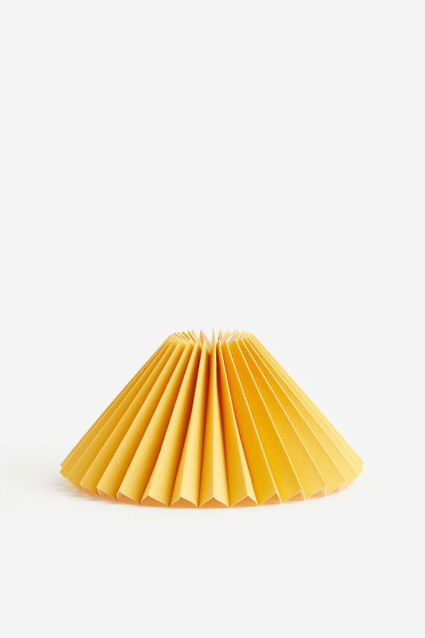 H&M HOME Pleated Lamp Shade Yellow