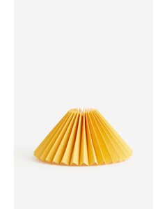 Pleated Lamp Shade Yellow