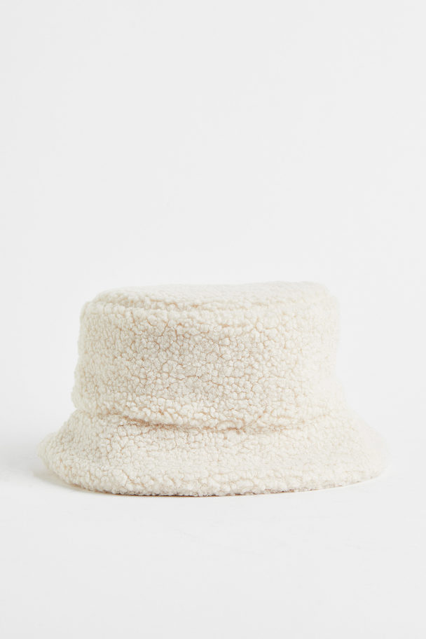 H&M Bucket Hat Natural White