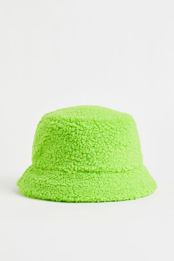 H&M Bucket Hat Neon Green