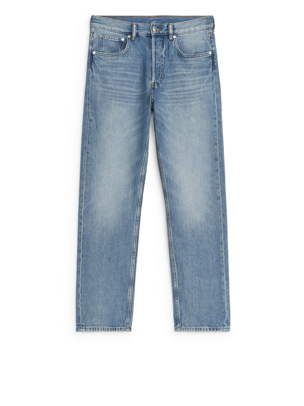 ARKET Coast Relaxte Taps Toelopende Jeans Gewassen Blauw