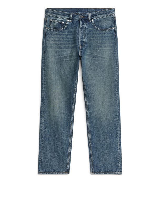 ARKET Avslappet Coast-jeans Med Avsmalnende Ben Mørkeblå