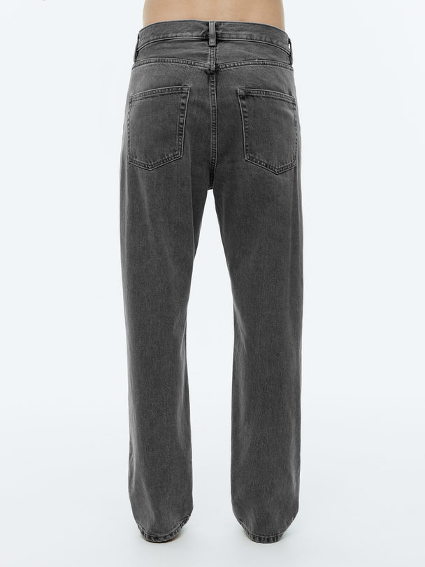 ARKET Avslappet Coast-jeans Med Avsmalnende Ben Steingrå