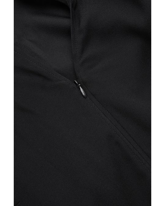 COS Scarf Detail Wide-leg Jumpsuit Black