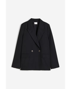 Double-breasted Blazer Black