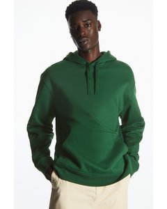 Relaxed-fit Heavy-weight Hoodie Dark Green