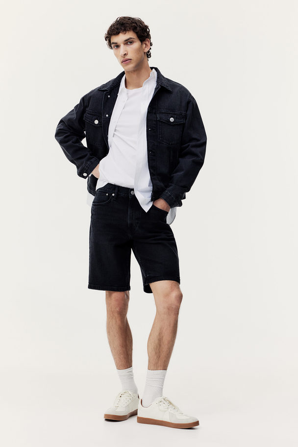 H&M Regular Denimshorts Sort