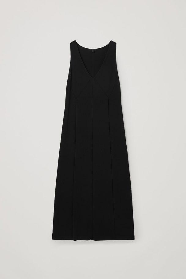 COS Low-cut Maxi Dress Black