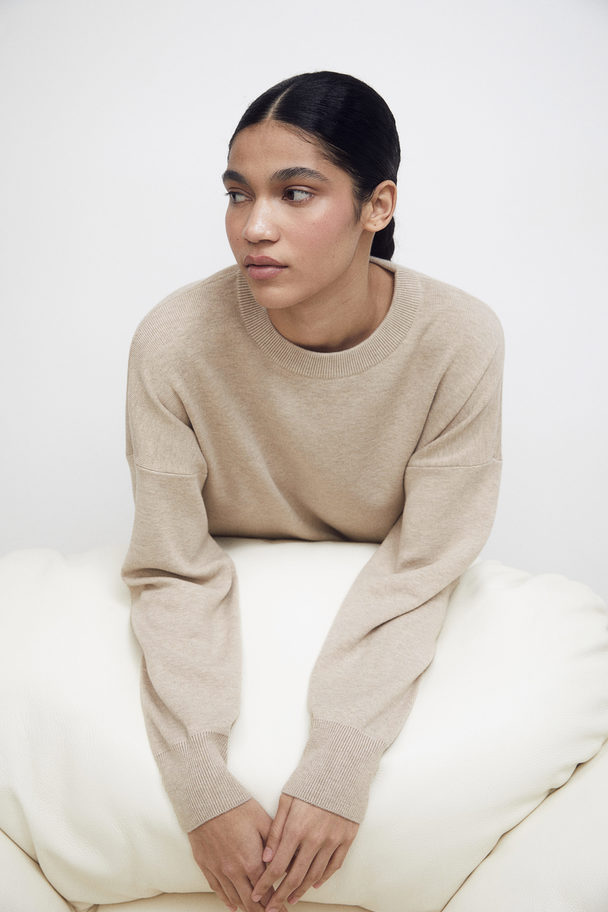 H&M Oversized Pullover Beige