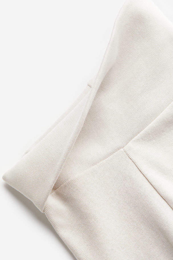 H&M 2-piece Cotton Jersey Set Light Beige/animals