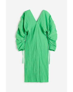 Kleid mit Volumen Grün