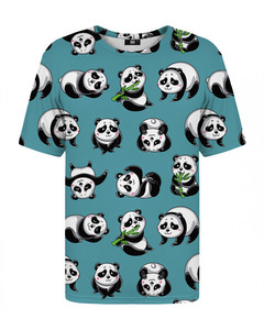 Mr. Gugu & Miss Go Panda Life T-shirt Marine