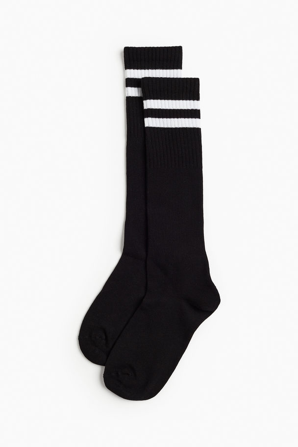 H&M Knee Socks Black