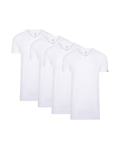 Cappuccino Italia 4-Pack T-shirts Weiss