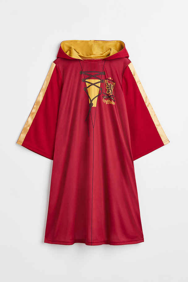 H&M Printed Fancy Dress Cape Red/harry Potter