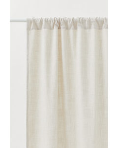 2-pack Curtain Lengths Natural White