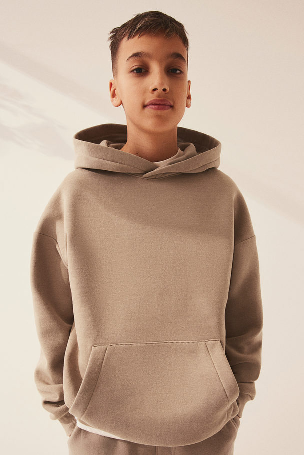 H&M Hoodie Beige