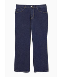 Utställda Jeans Med Normal Passform Mörkblå
