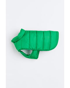 Quilted Dog Jacket Green