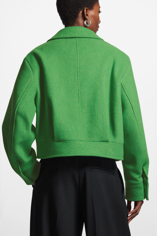 Wool Utility Jacket Green Green