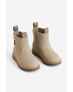 Waterdichte Chelseaboots Taupe