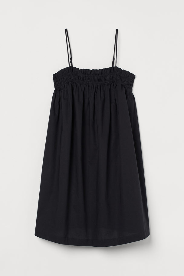 H&M Cotton Dress Black