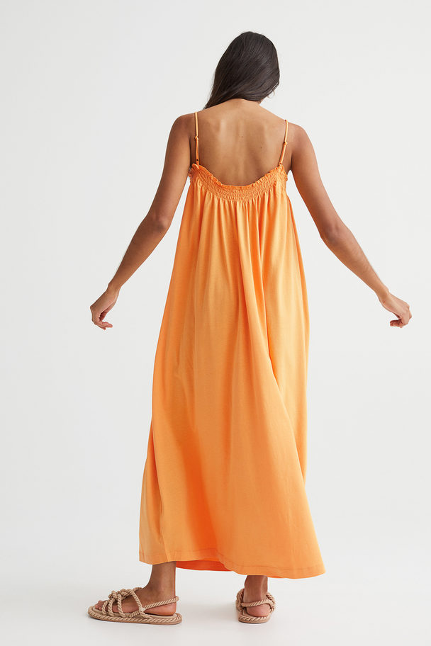 H&M Modal-blend Dress Orange