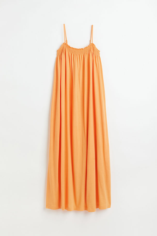 H&M Kleid aus Modalmischung Orange
