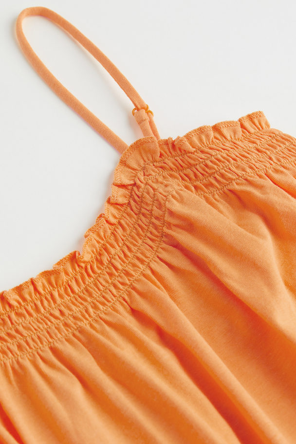 H&M Modal-blend Dress Orange