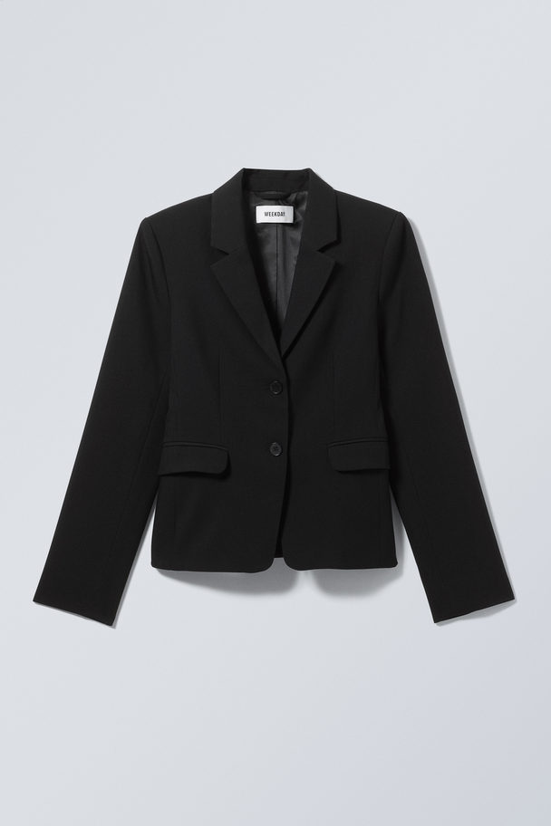 Weekday Esma Formet Blazer Svart