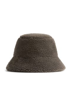 Teddy Bucket Hat Brown