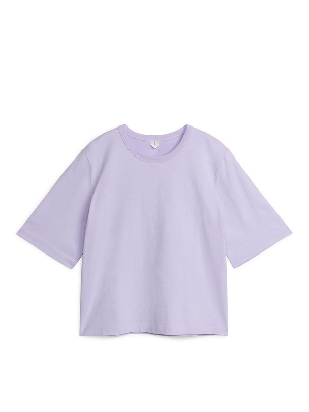 Arket Heavyweight T-shirt Lilac