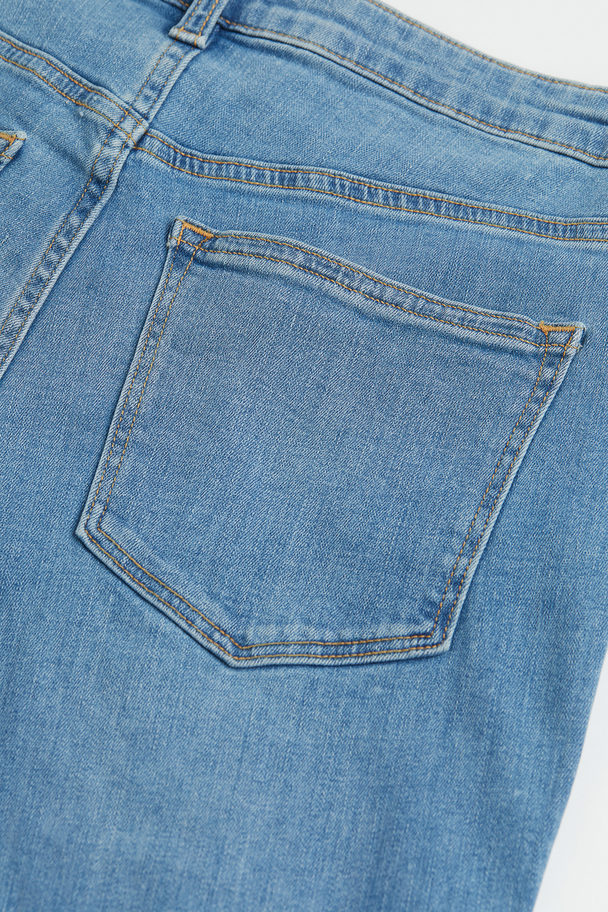 H&M H&m+ Skinny Regular Jeans Denimblauw