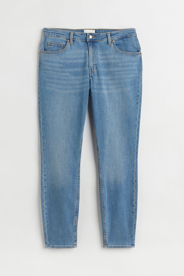 H&M H&m+ Skinny Regular Jeans Denimblauw