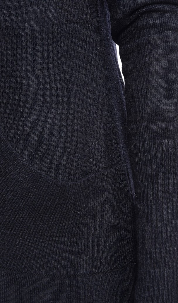 C&Jo Long Shawl Collar Cardigan With Pockets