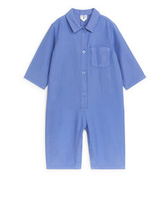 Lyocell Blend Overall Blue