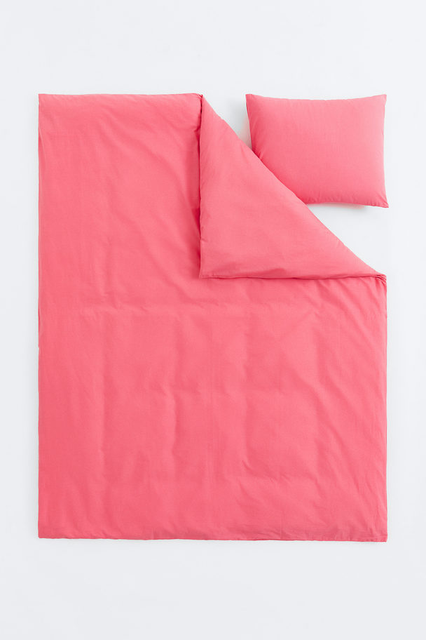 H&M HOME Bettwäsche für Einzelbett Rosa