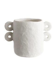 Serax Papier Mâché Pot Off-white