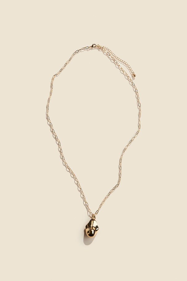 H&M Long Pendant Necklace Gold-coloured