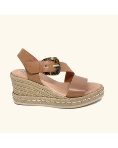 Marmaris Wedge Sandals Leather Leather