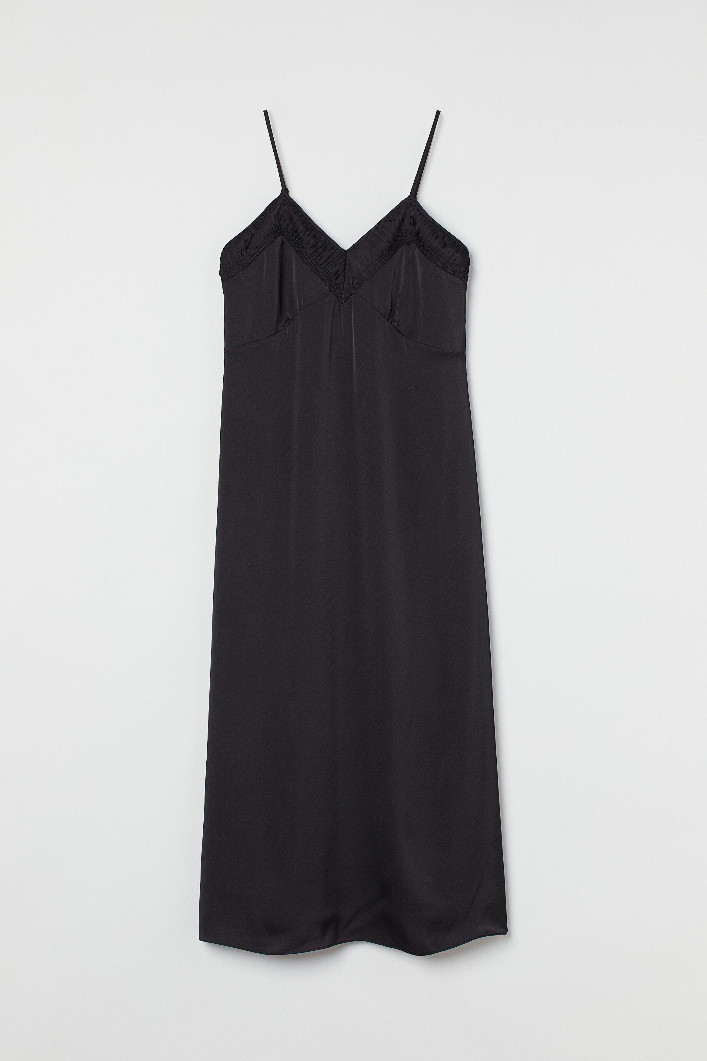 DAMEN Kleider Casuales Kleid Slip dress Schwarz XS Zara Casuales Kleid Rabatt 50 % 