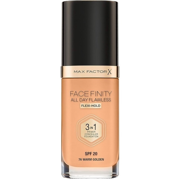 Max Factor Max Factor Facefinity 3 In 1 Foundation 76 Warm Golden