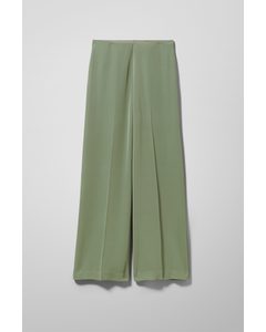 Julia Fluid Trousers Green