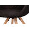 Chair Chadwick 110 2er-Set black / brown
