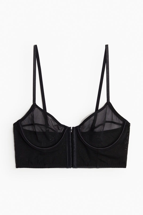 H&M Non-padded Bustier Black